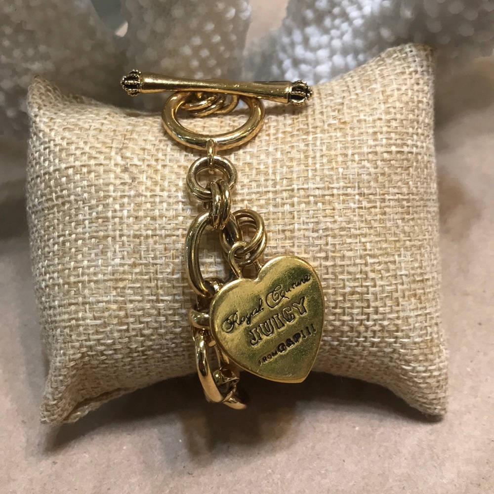 Gold Juicy Couture bracelet